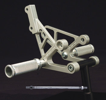 WOODCRAFT Suzuki GSXR600 '97-00 (STD or GP Shift)  GSXR750 '96-99 (STD or GP Shift)  SV650/S '99-02 (STD Shift) Rearsets