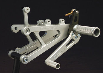 WOODCRAFT Yamaha R1 (04-06) Complete Rearset Kit with 3 Piece Pedals