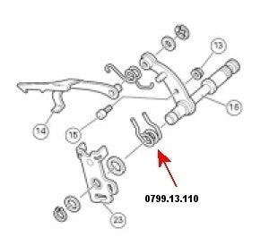 Factory Pro 'Number 29' Lighter Shift Shaft Return Spring For Ducati's