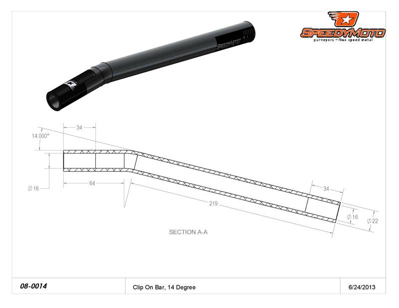 SpeedyMoto Omni Bars Replacement Angled Bars