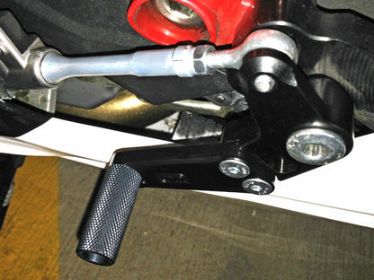 WOODCRAFT Ducati 1198SP (2011) 848 Evo (11-13) Complete Rearset Kit W/Pedals (Factory GP Quick Shifter)