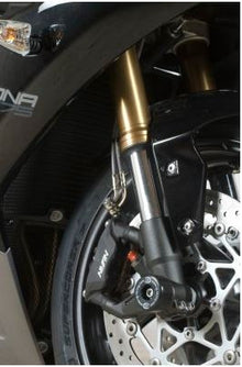 R&G Racing Front Axle Sliders / Protectors For Triumph Daytona 675 '13-'15 & Street Triple '13-'15