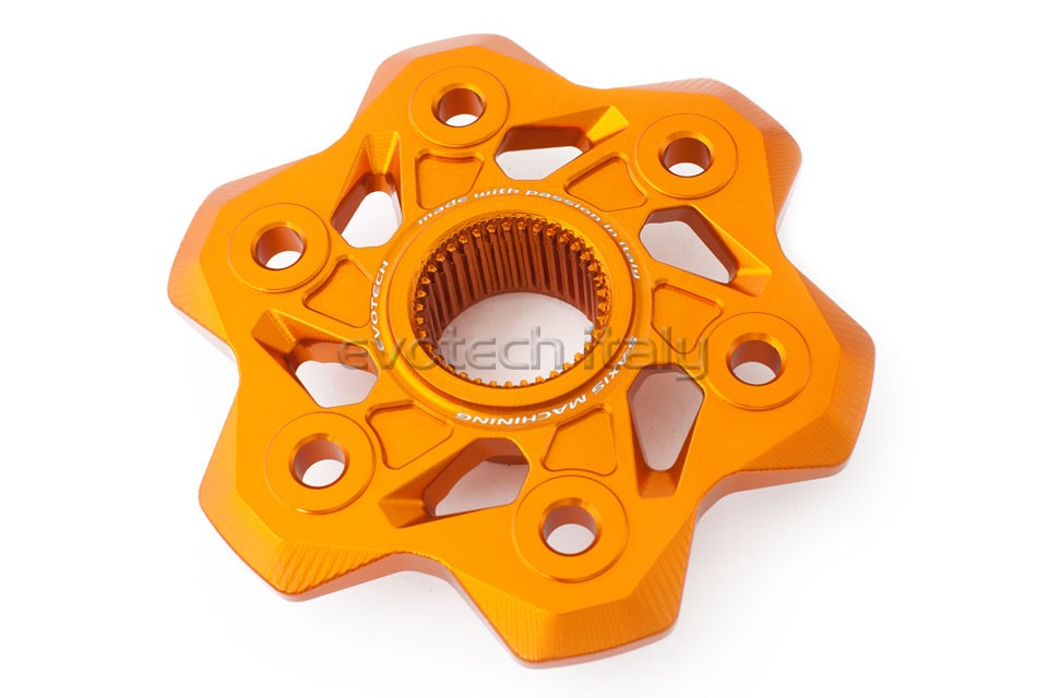 Evotech Srl Billet Aluminium Rear Hub Flange for KTM 1290 / 1390 Super Duke R / GT