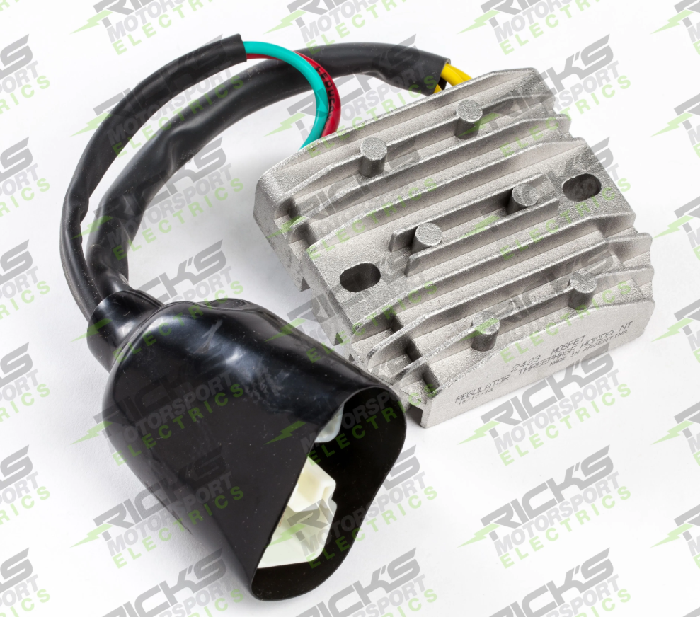Rick's Motorsports Electrics Universal OEM Style Rectifier-Regulator for Honda NT700V '98-16
