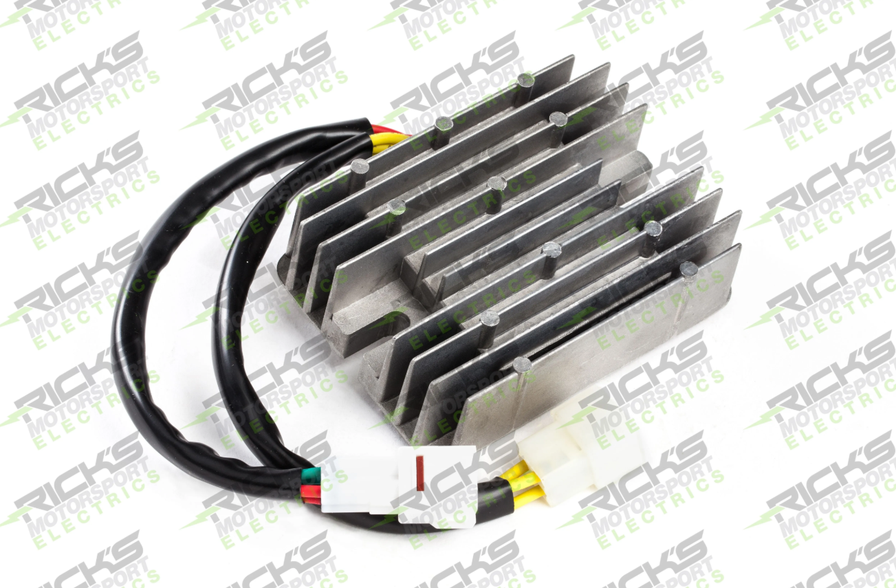 Rick's Motorsports Electrics Universal OEM Style Rectifier-Regulator for Suzuki Volusia 800/Boulevard C50,M50 '05-20, V-Strom 650 '00-20, Bandit 1250 '06-19