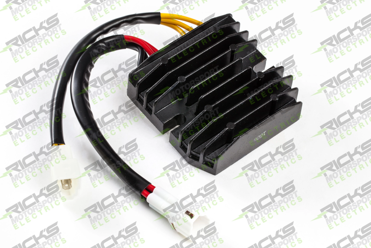 Rick's Motorsports Electrics Universal Style Hot Shot Series Rectifier-Regulator for Suzuki Volusia 800/Boulevard C50,M50 '05-20, V-Strom 650 '00-20, Bandit 1250 '06-19
