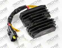 Rick's Motorsports Electrics Universal Style Hot Shot Series Rectifier-Regulator for Suzuki Burgman 650 '03-20, Boulevard M90 '09-20