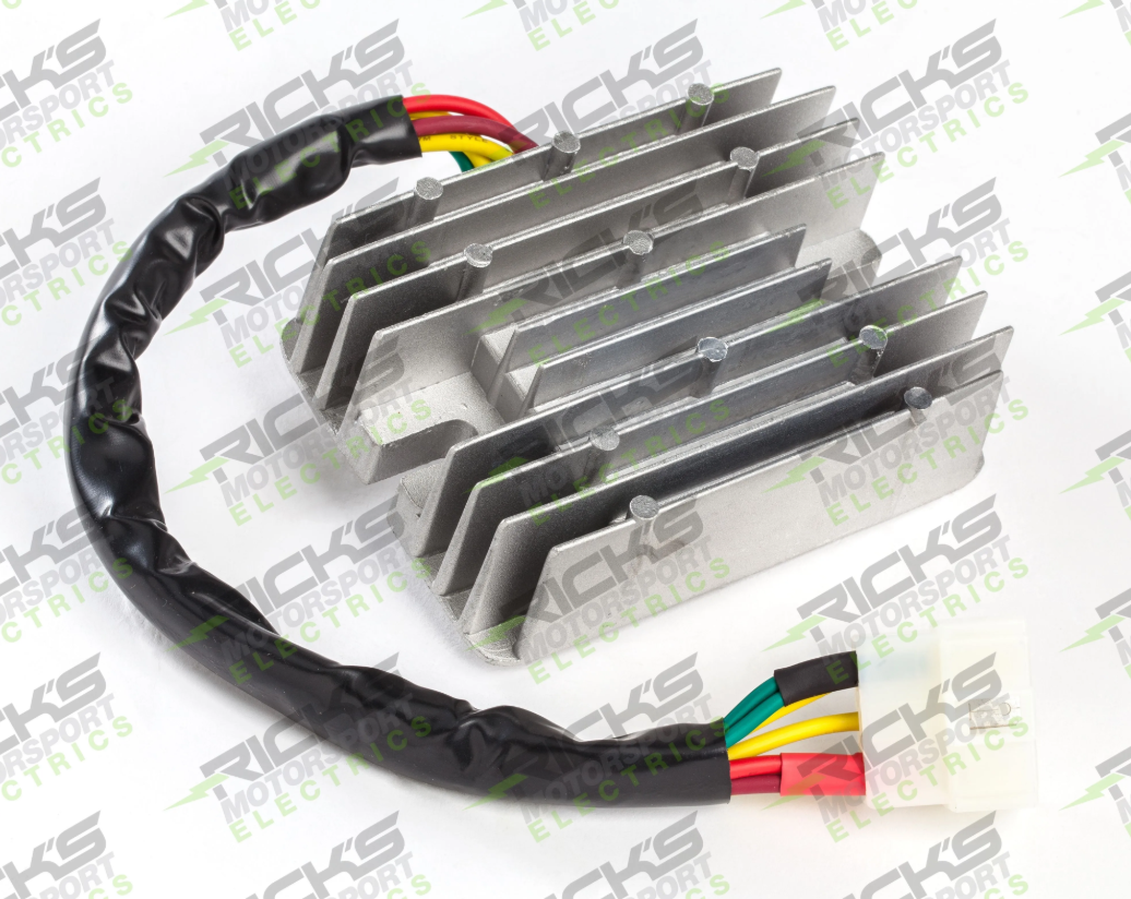Rick's Motorsports Electrics Universal OEM Style Rectifier-Regulator for Suzuki GSX-R1000 01-04, Hayabusa '99-07, GSX-R600 '01-05, GSX-R750 '98-05