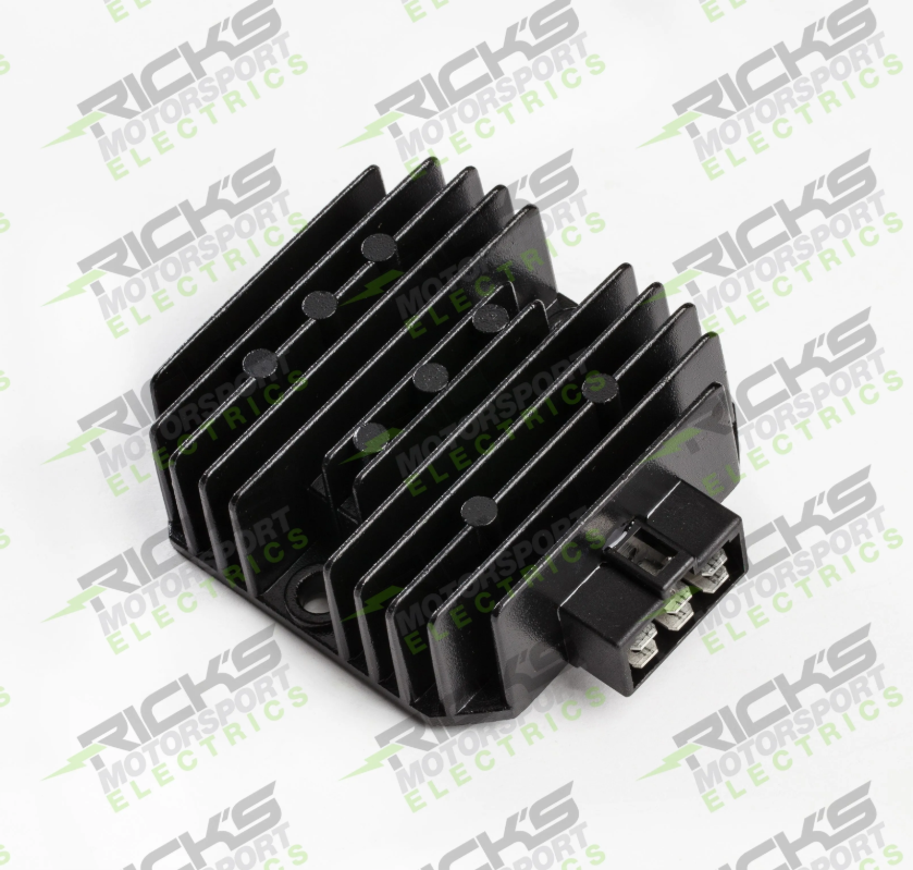 Rick's Motorsports Electrics Universal OEM Style Rectifier-Regulator for Kawasaki Vulcan '87-20, Z750R '03-16, Ninja 600 '85-14, ZXR400 '89-99