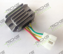 Rick's Motorsports Electrics Universal OEM Style Rectifier-Regulator for Kawasaki KLR650 '88-18, Ninja 250R '08-20, GPZ550 '80-86