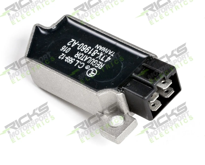 Rick's Motorsports Electrics Universal OEM Style Rectifier-Regulator for Yamaha XT250 '05-20, FZR400 '86-95, FZR600 '86-16, TDM850 '91-01
