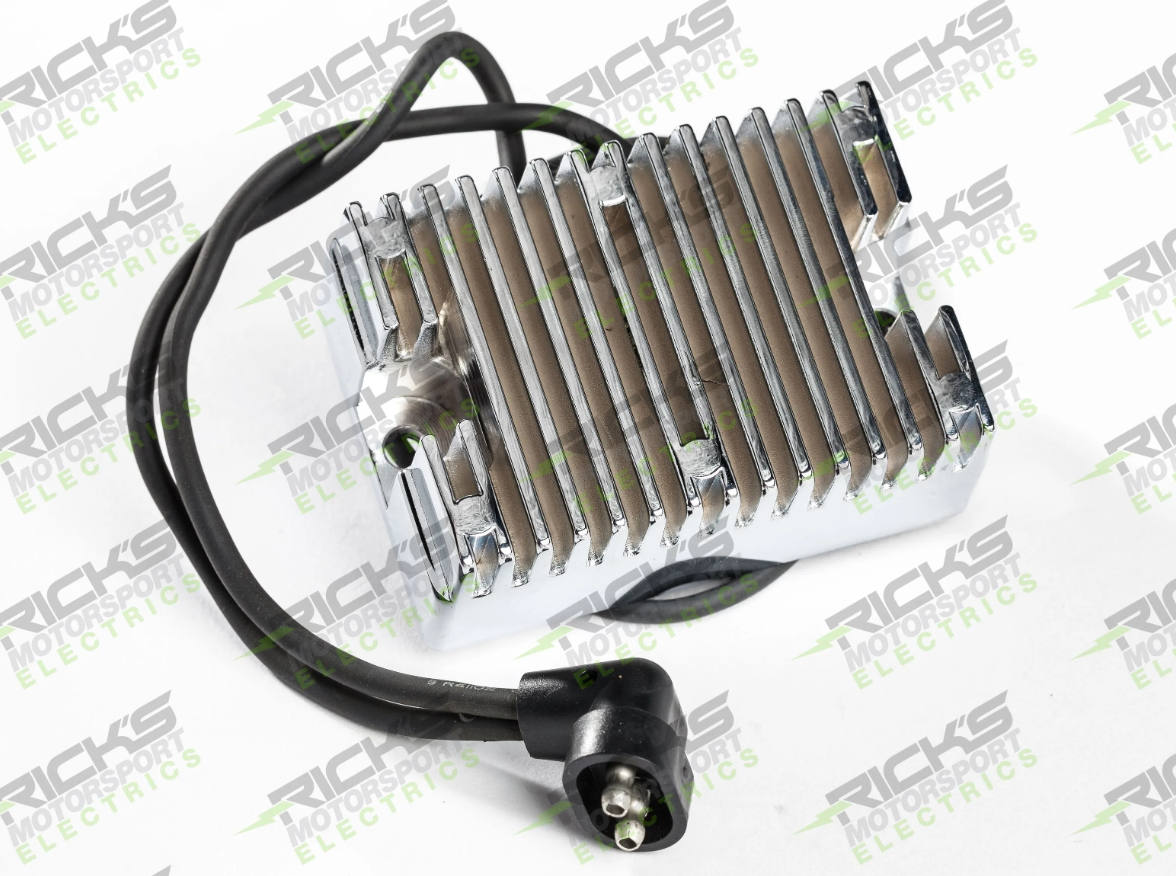 Rick's Motorsports Electrics Universal Hot Shot Style Rectifier-Regulator for Harley Davidson Super Glide/Wide Glide/Touring Road King/Electra Glide '08-20, Low Rider '18-20 (All Models)