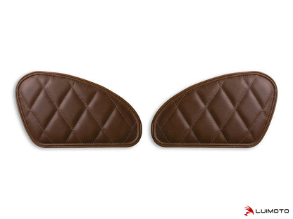 LUIMOTO TANK LEAF DIAMOND Tank Pads for the Triumph Bonneviille T120 /T100, Scrambler 1200, Thruxton 1200 /R (2016+), and Speed Twin (2019+)