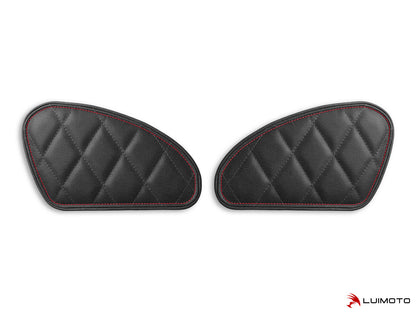 LUIMOTO TANK LEAF DIAMOND Tank Pads for the Triumph Bonneviille T120 /T100, Scrambler 1200, Thruxton 1200 /R (2016+), and Speed Twin (2019+)
