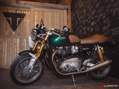 LUIMOTO TANK LEAF DIAMOND Tank Pads for the Triumph Bonneviille T120 /T100, Scrambler 1200, Thruxton 1200 /R (2016+), and Speed Twin (2019+)