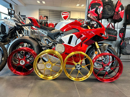 Titax Forged Aluminum Wheels for the Ducati 848, Streetfighter 848, Hypermotard, Monster 1100 / 796