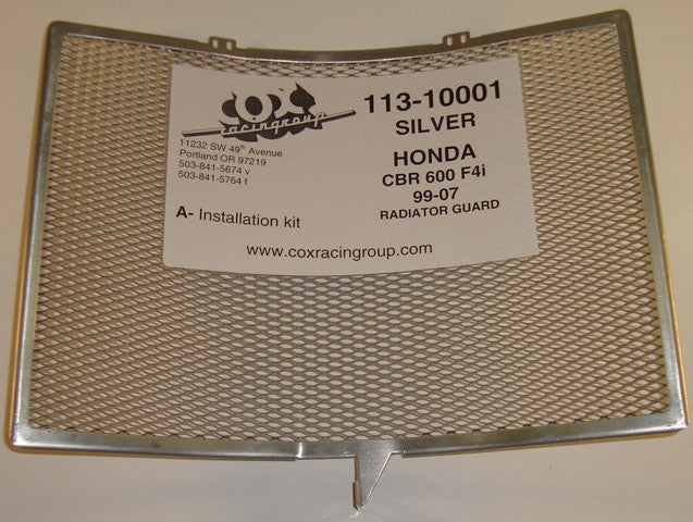 Cox Racing Radiator Guards for the Honda CBR 600 F4/F4i (99-07)