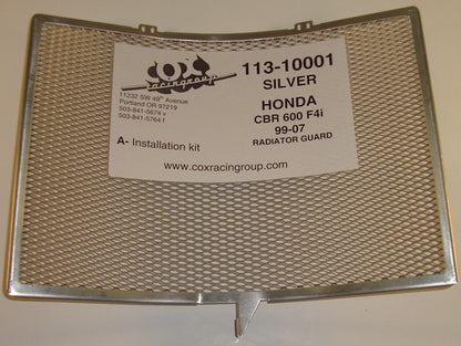 Cox Racing Radiator Guards for the Honda CBR 600 F4/F4i (99-07)