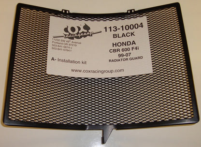 Cox Racing Radiator Guards for the Honda CBR 600 F4/F4i (99-07)