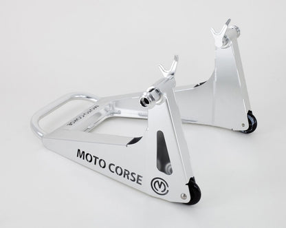 Motocorse New "SBK" Aluminum Rear Paddock Stand (requires spools installed on your bike)