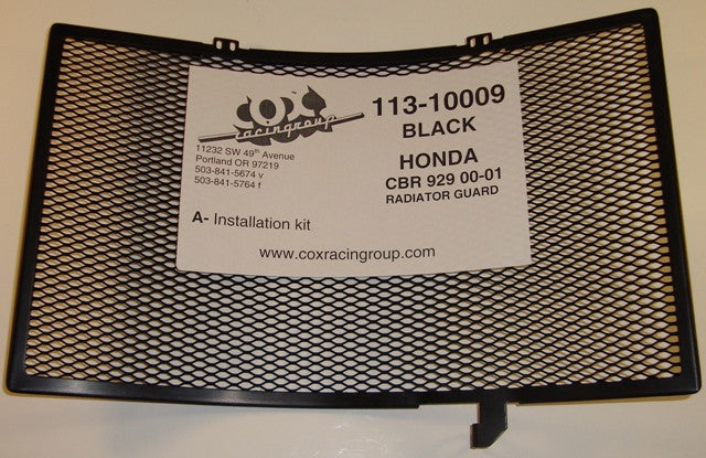 Cox Racing Radiator Guards for the Honda CBR 929RR (00-01)