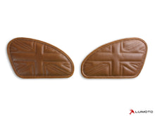 LUIMOTO TANK LEAF UNION JACK Tank Pads for the Triumph Bonneviille T120 /T100, Scrambler 1200, Thruxton 1200 /R (2016+), and Speed Twin (2019+)