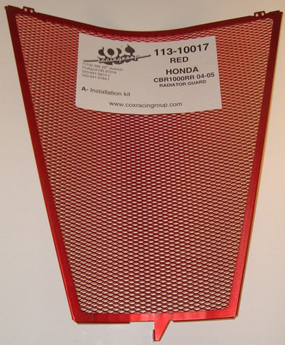 Cox Racing Radiator Guards for the Honda CBR 1000RR (04-05)