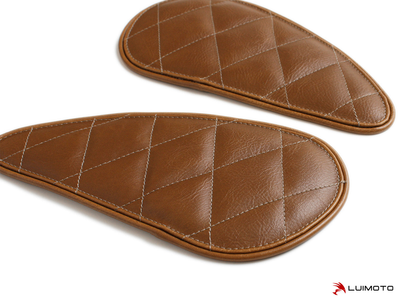 LUIMOTO TANK LEAF DIAMOND Tank Pads for the Triumph Bonneville, Thruxton, and Scrambler