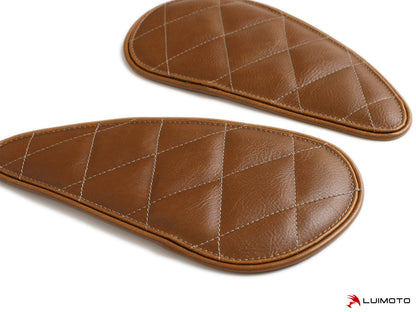 LUIMOTO TANK LEAF DIAMOND Tank Pads for the Triumph Bonneville, Thruxton, and Scrambler