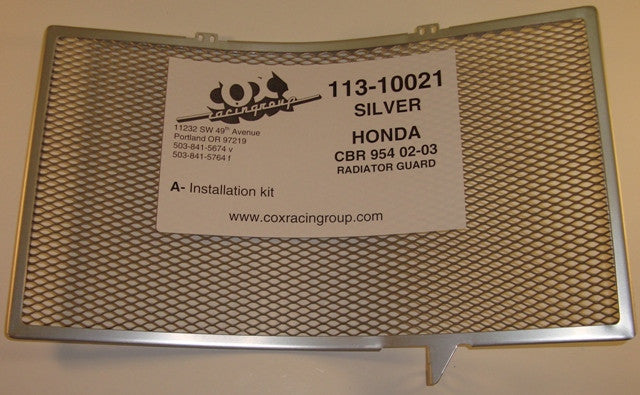 Cox Racing Radiator Guards for the Honda CBR 954RR (02-04)