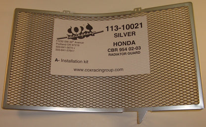 Cox Racing Radiator Guards for the Honda CBR 954RR (02-04)