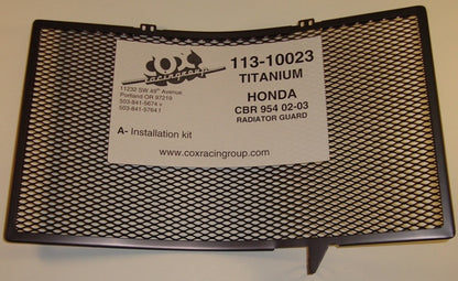 Cox Racing Radiator Guards for the Honda CBR 954RR (02-04)