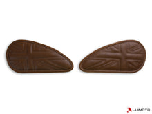 LUIMOTO TANK LEAF UNION JACK Tank Pads for the Triumph Bonneville, Thruxton, and Scrambler