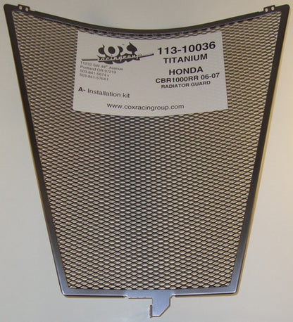 Cox Racing Radiator Guards for the Honda CBR 1000RR (06-07)