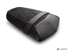 LUIMOTO (Diamond Sport) Passenger Seat Covers for the Triumph DAYTONA 765 / 675 (13-18) & STREET TRIPLE Rx (15-16)