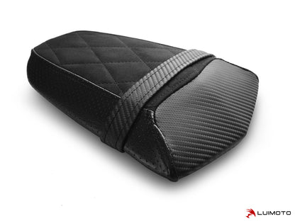 LUIMOTO (Diamond Sport) Passenger Seat Covers for the Triumph DAYTONA 765 / 675 (13-18) & STREET TRIPLE Rx (15-16)