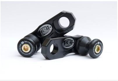 R&G Racing Cotton Reel swingarm spools for Triumph Daytona 675  Street Triple '07-'13 & Street Triple '13-'15 OFFSET