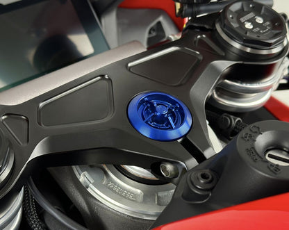 Motocorse Billet Steering Head Nut for the Ducati Panigale V4 (2025+)