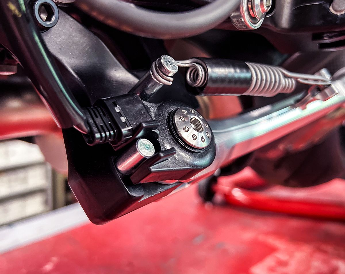 Motocorse Titanium Side Stand (Kickstand) Screw for Ducati Diavel / Multistrada V4 and Supersport 950/939