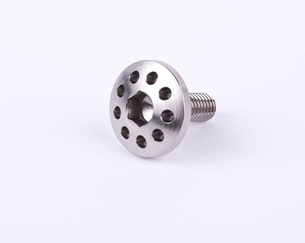 Motocorse Titanium Side Stand (Kickstand) Screw for Ducati Diavel / Multistrada V4 and Supersport 950/939