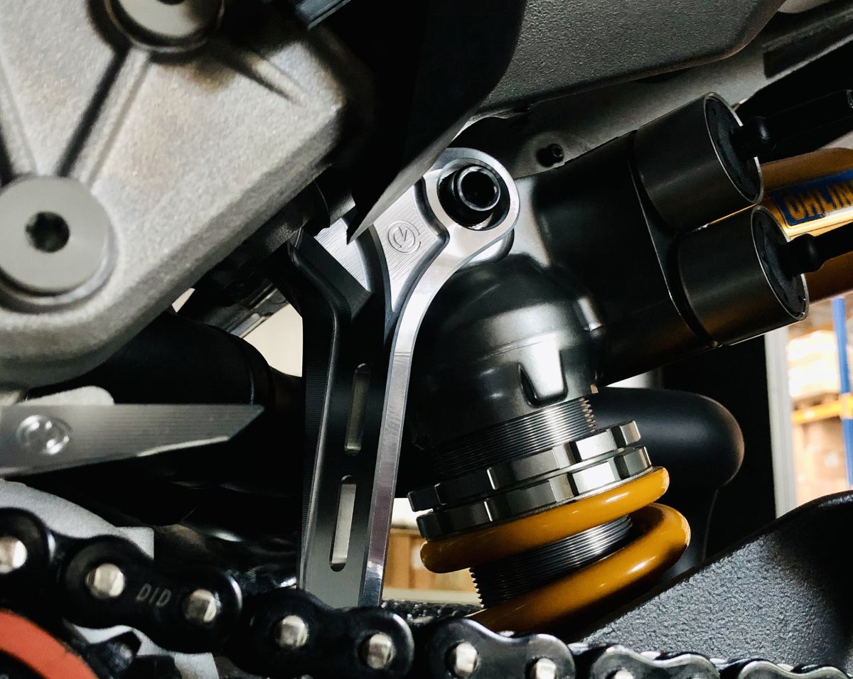 Motocorse Billet Aluminum Rear Shock Support for Ducati Panigale / Streetfighter V4 (2025+)