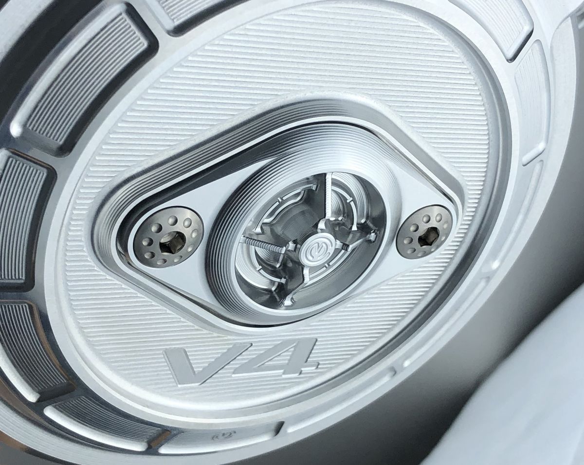 Motocorse NEW STYLE Aluminum Timing Inspection Cover for the Ducati Panigale / Streetfighter / Multistrada / Diavel V4