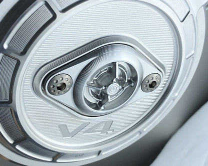 Motocorse NEW STYLE Aluminum Timing Inspection Cover for the Ducati Panigale / Streetfighter / Multistrada / Diavel V4