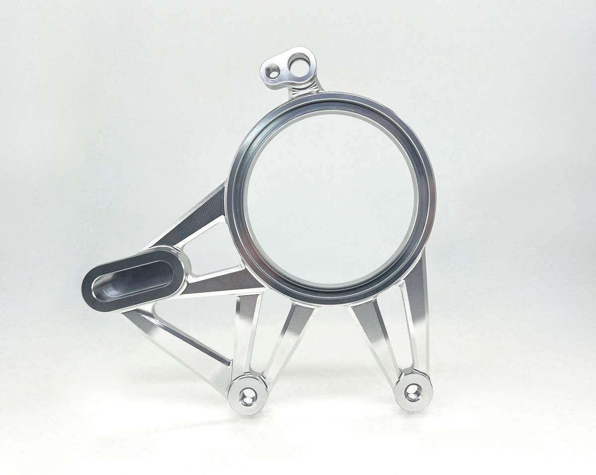 Motocorse Billet Aluminum Rear Brake Caliper Support Bracket for Ducati Multistrada V4 Pikes Peak / RS