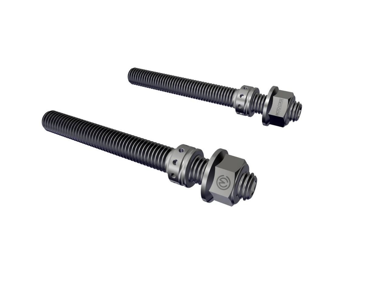 Motocorse Titanium Hardware Kit for thier Billet Chain Adjusters for Ducati Panigale / Streetfighter V4 (2025+)