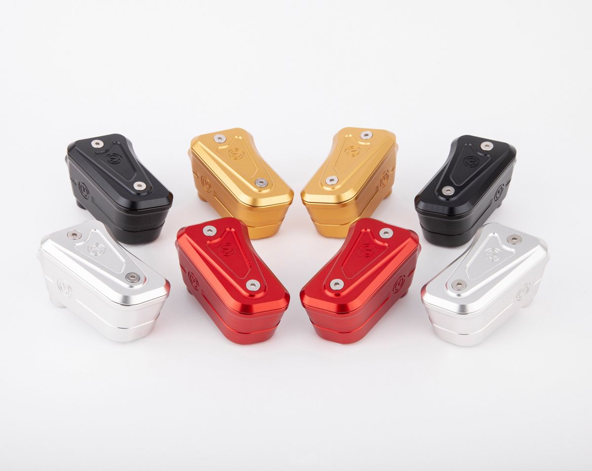 Motocorse Billet Brake and Clutch Reservoirs for OE Master Cylinders for Ducati Streetfighter V4 / S (2020 only)