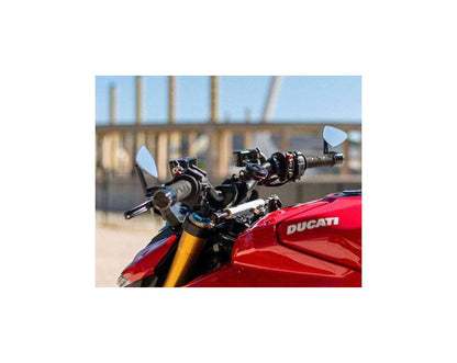 Motocorse Billet Brake and Clutch Reservoirs for OE Master Cylinders for Ducati Streetfighter V4 / S (2020 only)