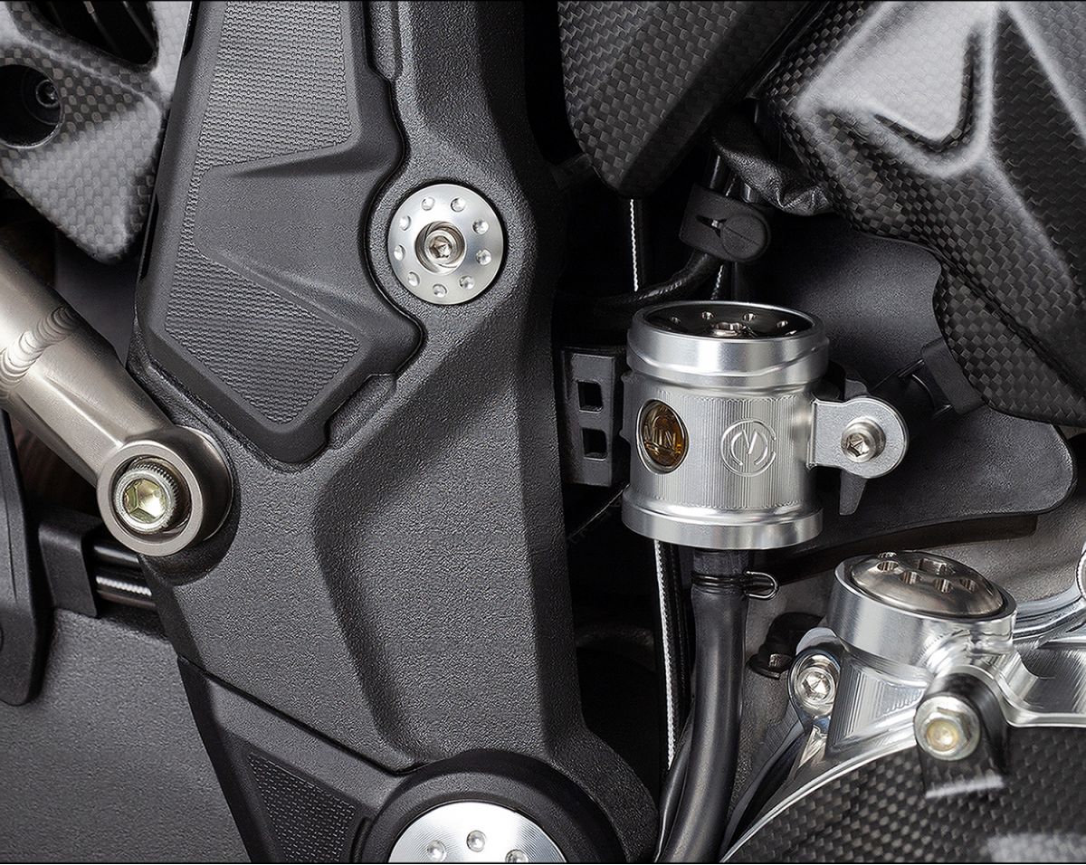 Motocorse Billet Rear Brake Reservoir for Ducati Multistrada V4