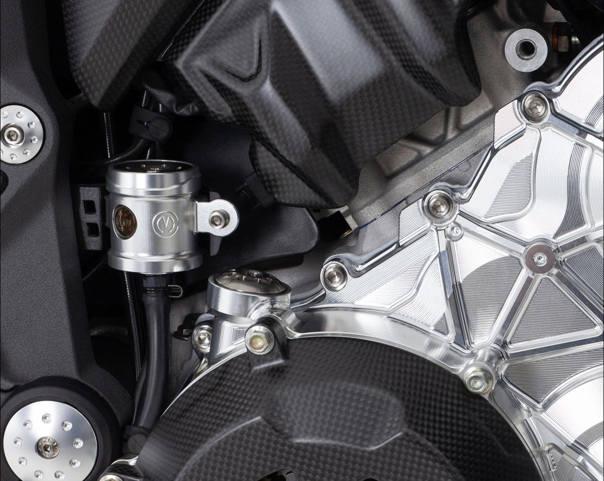 Motocorse Billet Rear Brake Reservoir for Ducati Multistrada V4