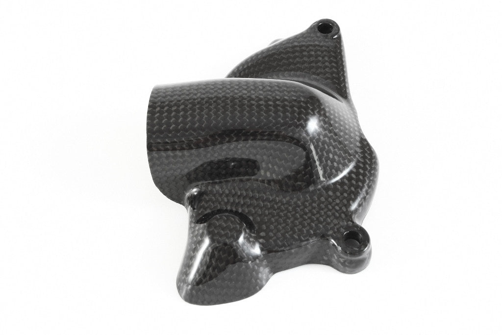 MOTOCORSE - CARBON FIBER WATERPUMP PROTECTION GUARD FOR 4v DUCATI'S